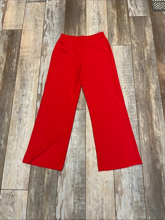 Halston Heritage Pants - Halston Wide-Leg Red Women's Pants - Bold Everyday Style.